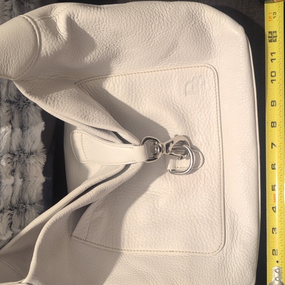 Dooney & Bourke Taupe Leather Shoulder Bag - Picture 2 of 9